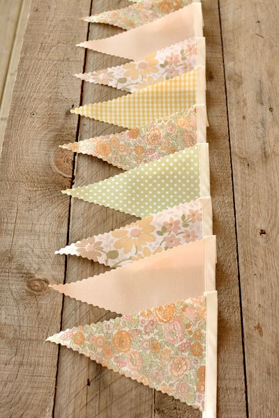 floral bunting